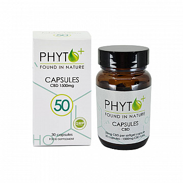 CBD Hemp Oil Capsules 50 | 1500mg total