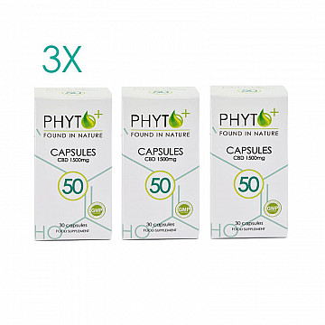 CBD Hemp Oil Capsules 1500mg | multipack 4500mg total